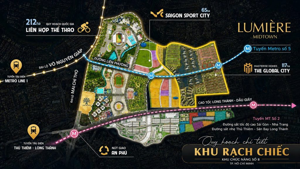 vị trí The Global City